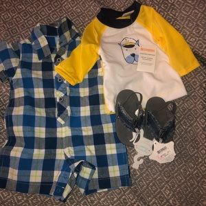 NWT Boy 0-3 mo Children’s Place, Gymboree bundle